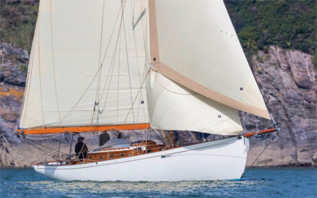 Yacht Side Profile Sails