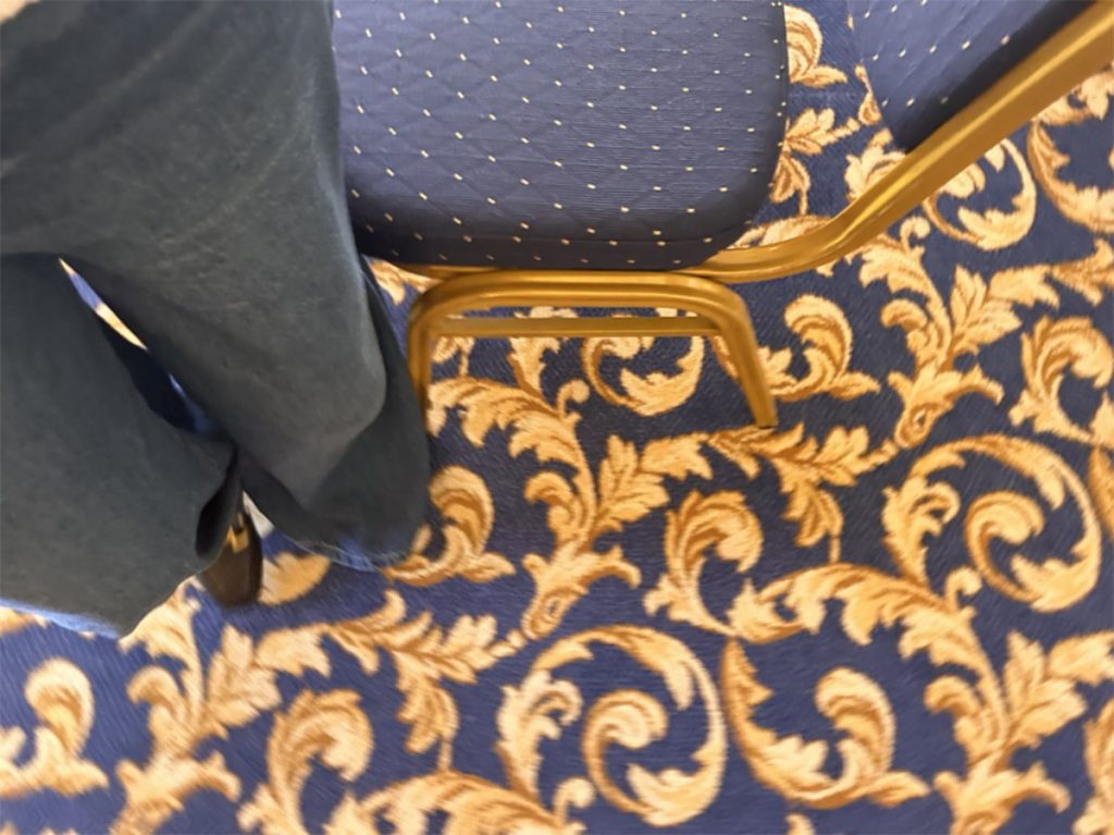 Carpet, Blue & Gold