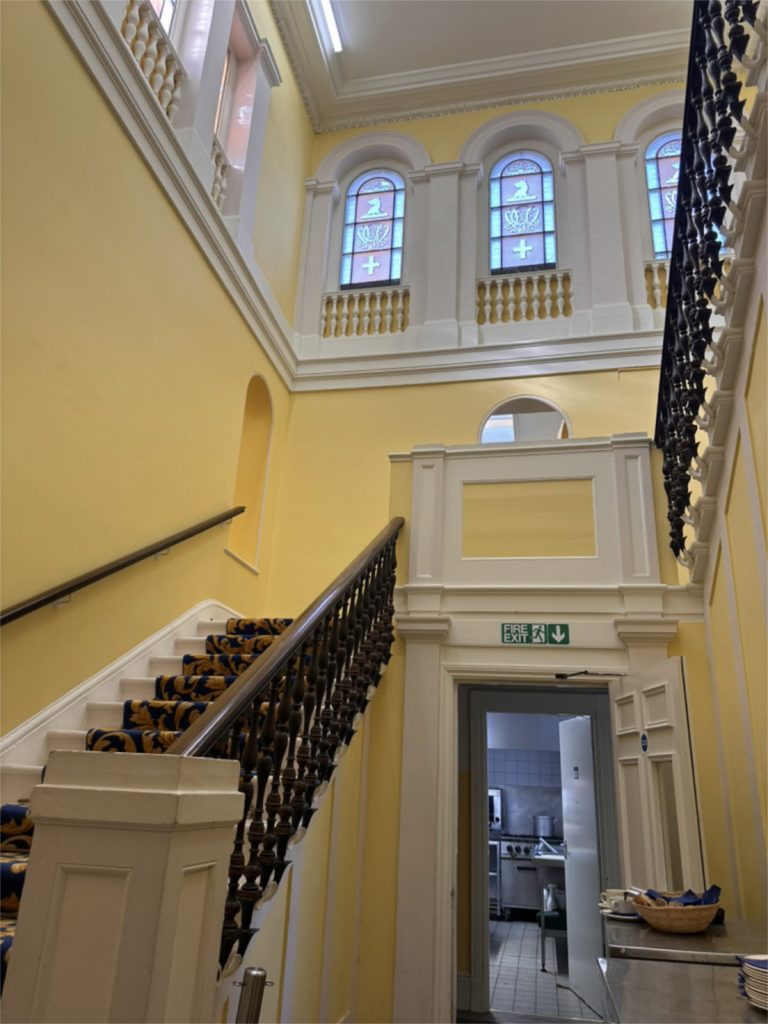 Grand Staircase, Yellow, Tinted Glass