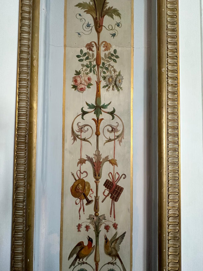 Hand Painted Wall, Dining Room, Georgian